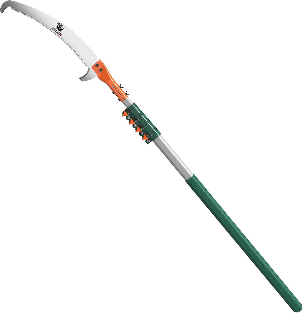 Tree Pruner Pole Saw Manual Extendable Long Tree Pruner Extendable，Pole Pruni...
