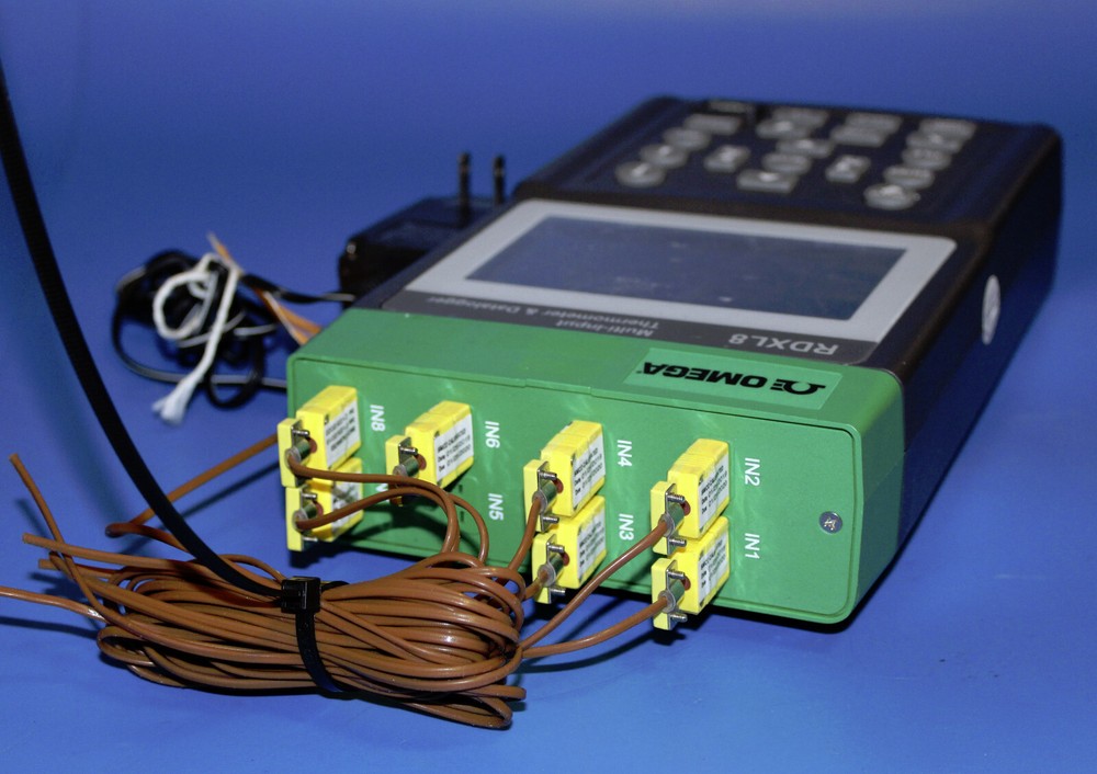 OMEGA RDXL8 8 Input Portable Thermometer Data Logger