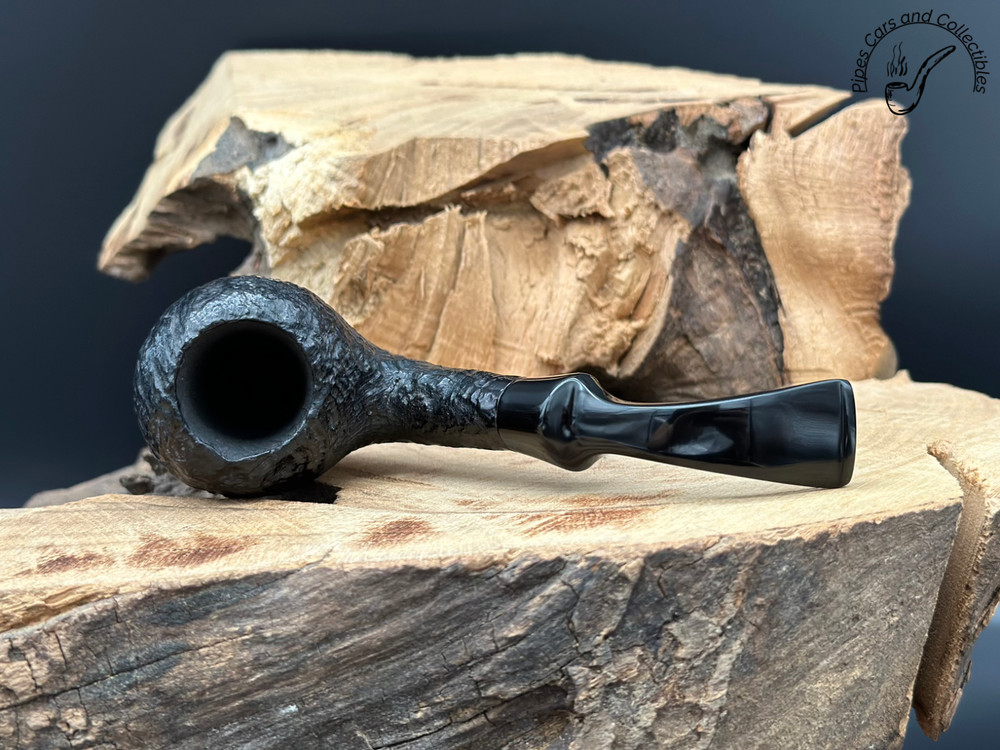 John Aylesbury 9162 Sandblasted Bent Egg Smoking Pipe
