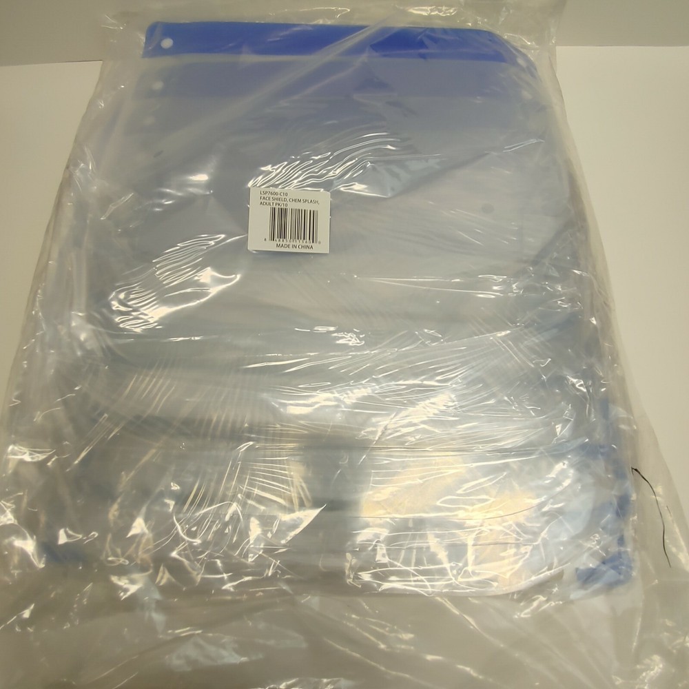 10 Pack FACE SHIELD Splash Protector w/ Foam Headband