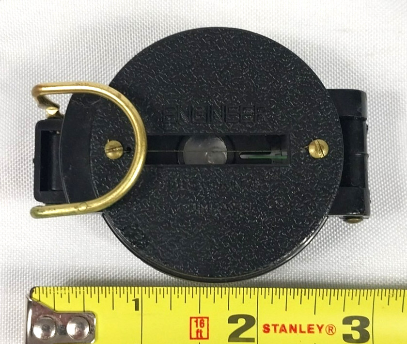 Engineer Lensatic Compass Military Style Folding Pocket Compass