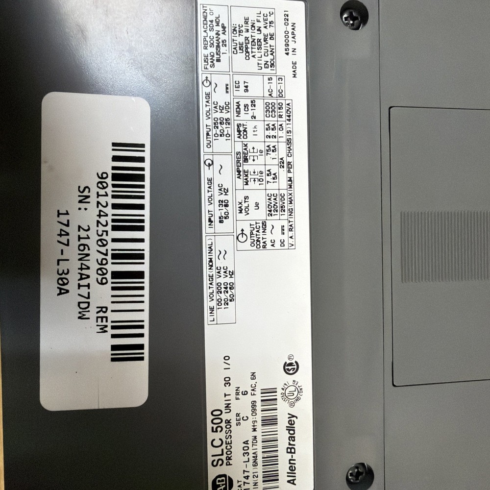 AB SLC 500 1747-L30A