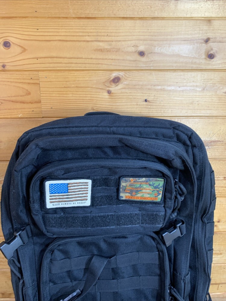 Mens Military Tactical Series Heavy-duty Backpack Black MULTIPLE COMPARTMENT