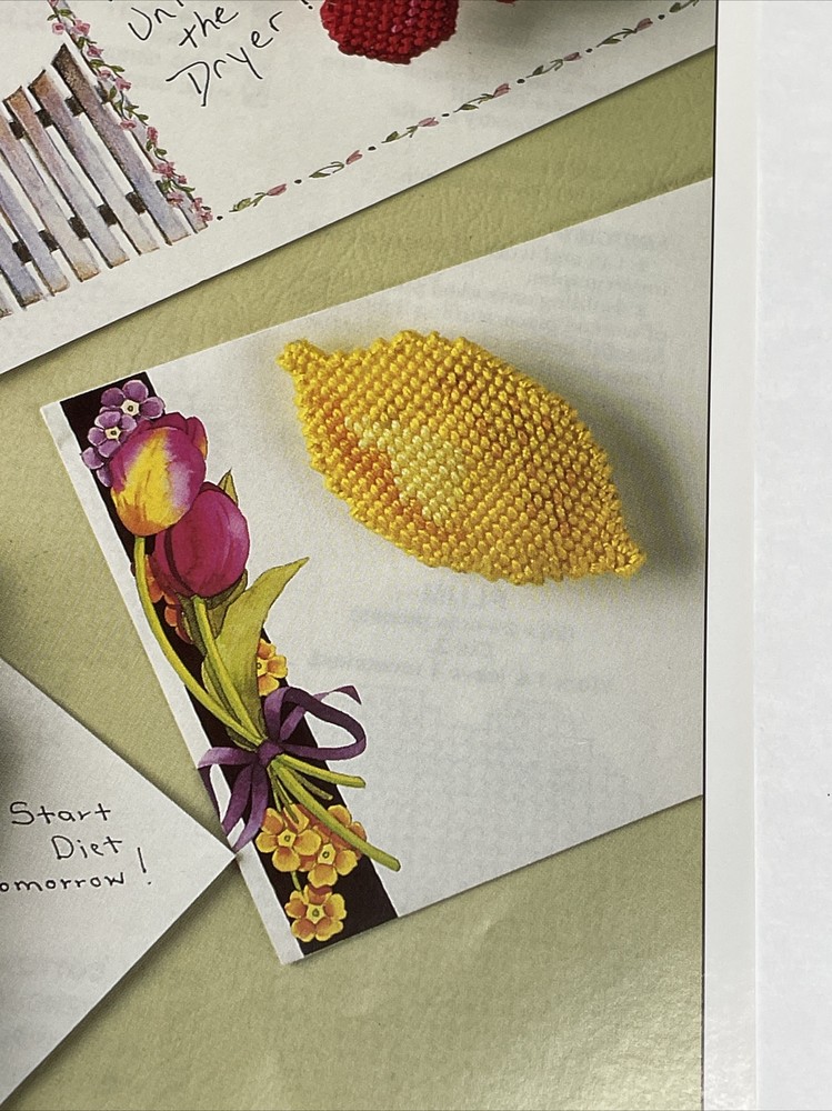 Fruit Fridgies Magnets Annie's Plastic Canvas Pattern