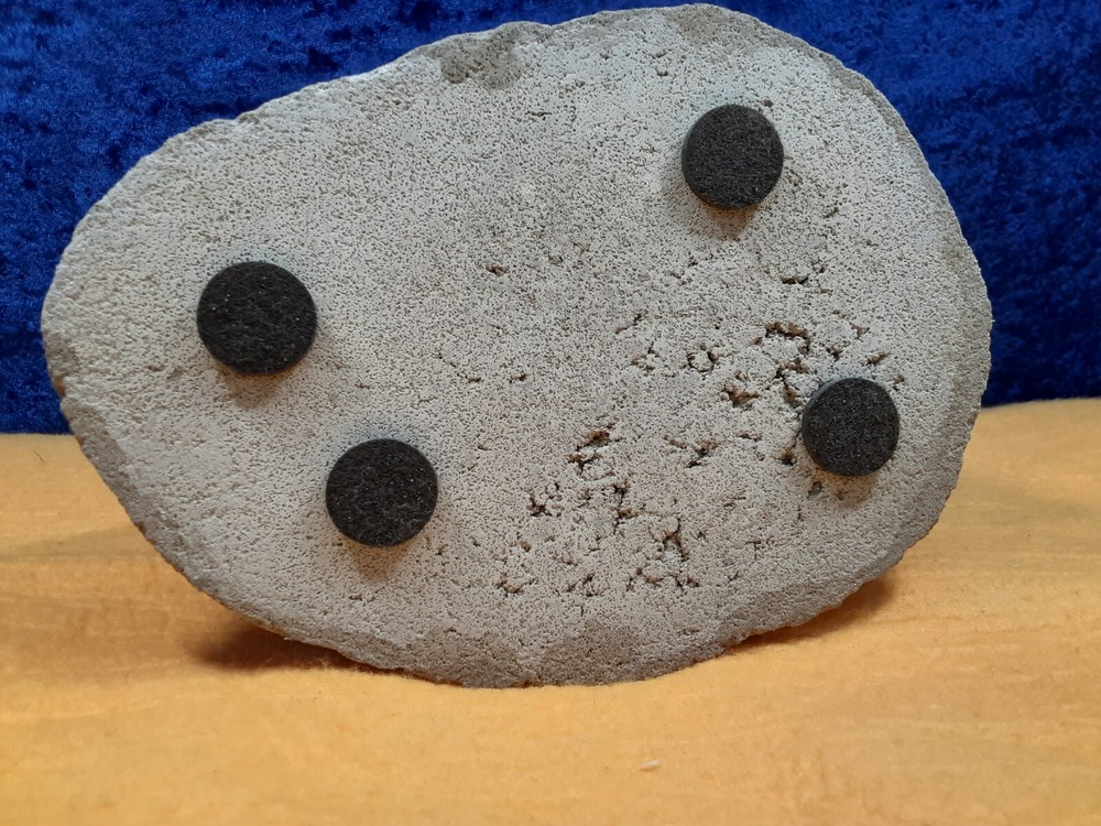 Decorative Hand Formed Rock with Suncatcher Insert - U S Air Force