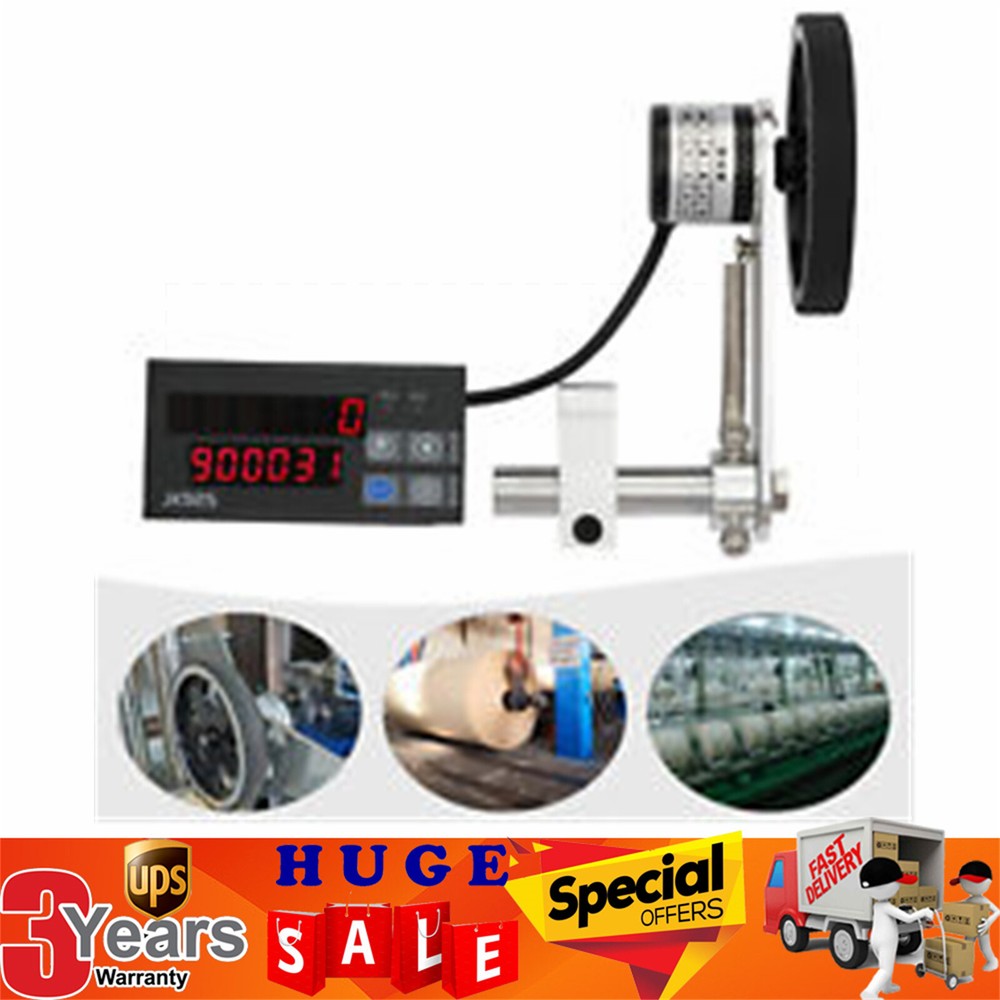 Rolling Wheel Electronic Digital Meter Counter Length Measure Tool w/ Encoder US