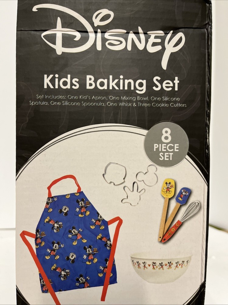 Disney 100th Anniversary Kids' 8-Piece Baking Set