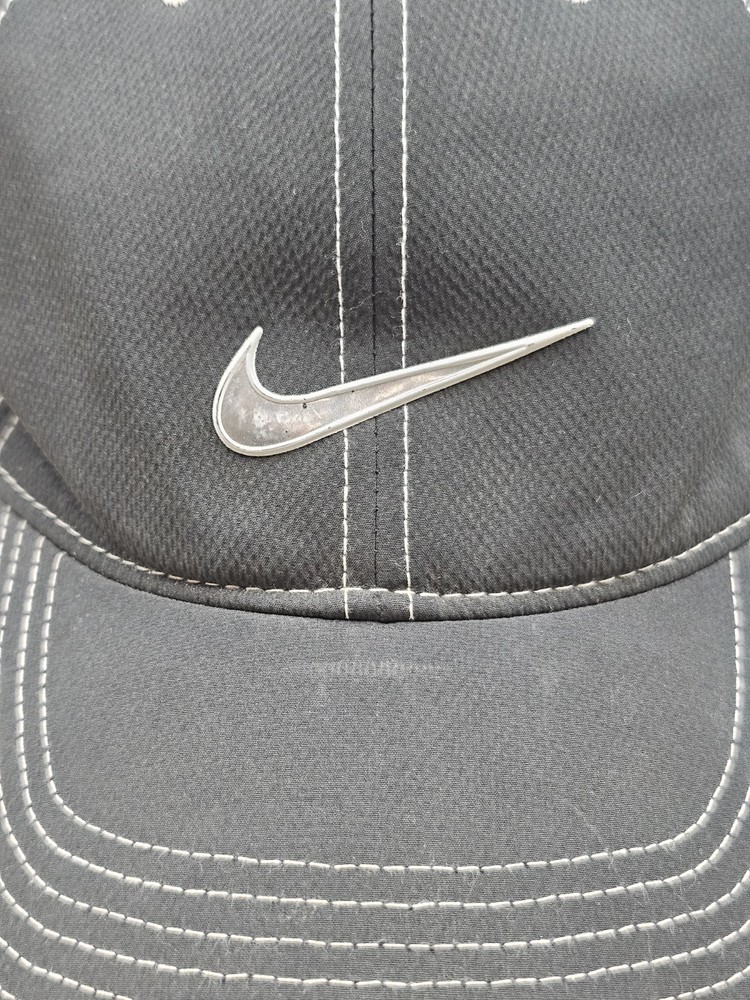 Nike Golf Highland CC Adjustable Strapback Hat Black Dri Fit Cap
