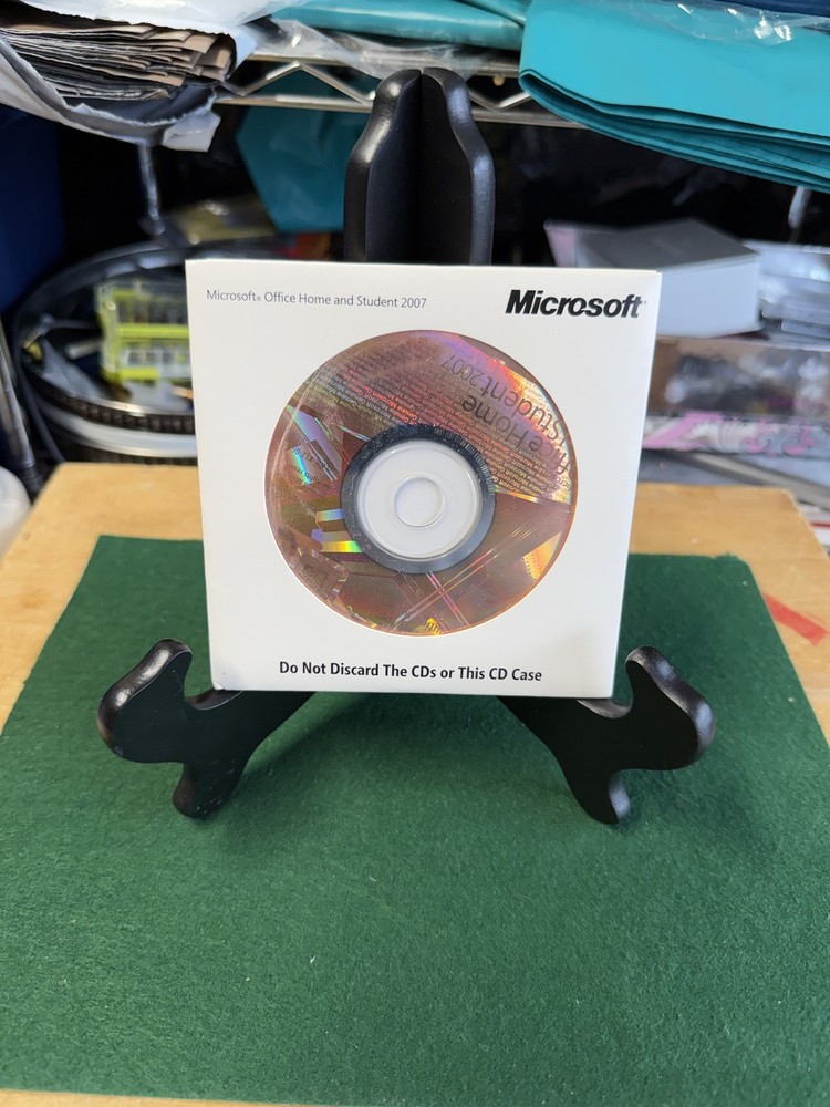 Microsoft Office Home and Student 2007 CD-ROM Software - New Other
