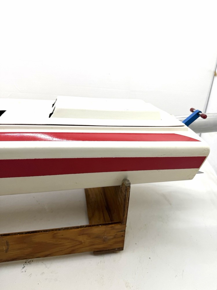 Custom 40” RC V Hull Boat Complete Nitro With Stand
