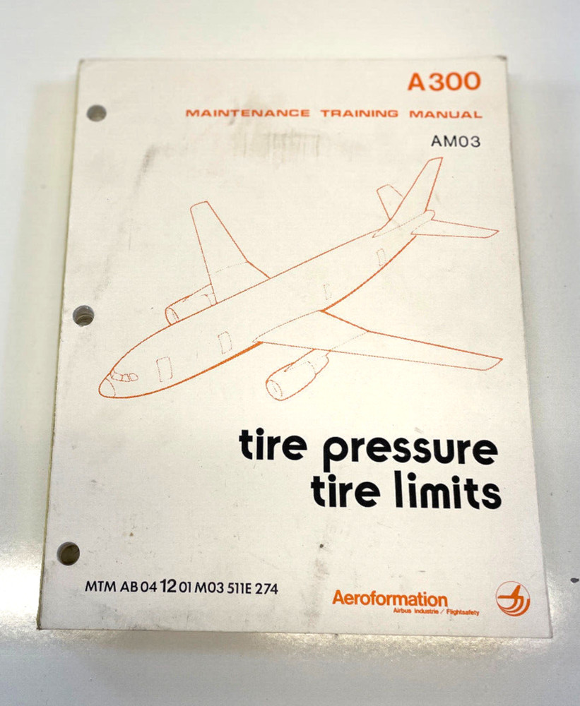 Vtg Airbus A300 Technical Service Training Manual Multiple Systems Book