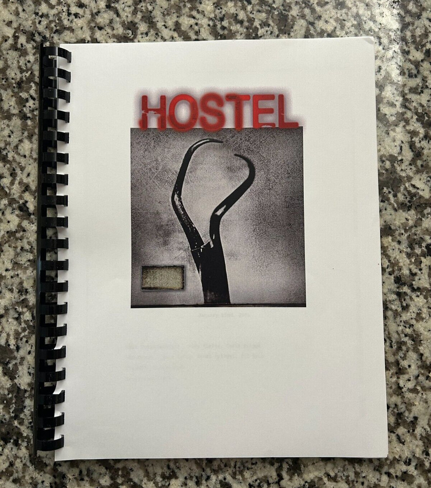 Hostel Eli Roth Horror Movie Script Reprint Full Screenplay Script