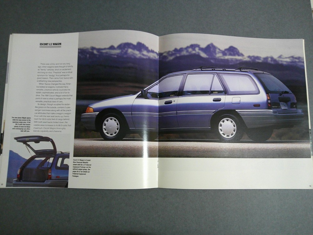 1991 Ford Escort Sales Catalog