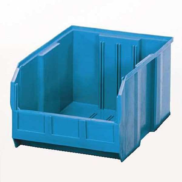 Quantum Storage Systems Qsb107bl Shelf Storage Bin, Polypropylene, Blue, 4 In
