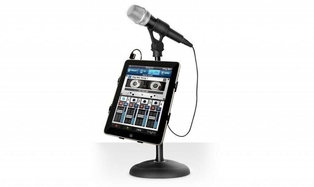 IK Multimedia iRig Mic Handheld Condenser Microphone for iPhone iPad Android NEW