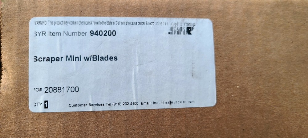 SYR 940200 Scraper Mini w/3 Blades