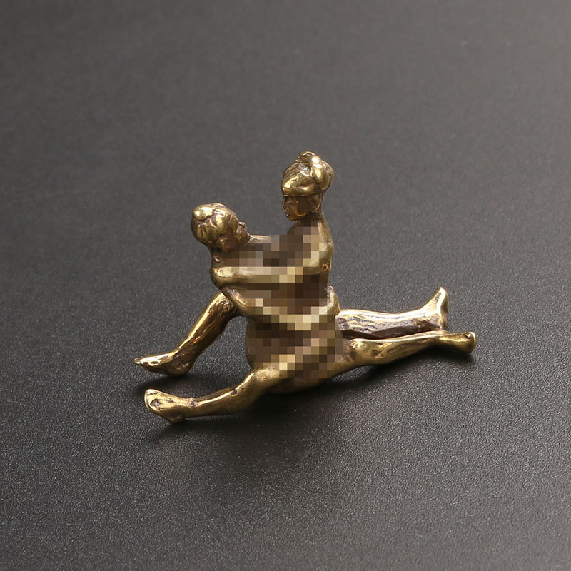 Hot 5pcs/set ornaments bronze small bronze figures personalized creative artwork