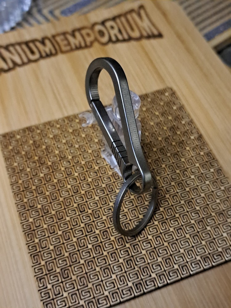 EDC Titanium Carabiner Keychain