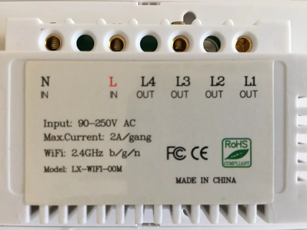 Smart Light Switch, LX-WIFI-00M