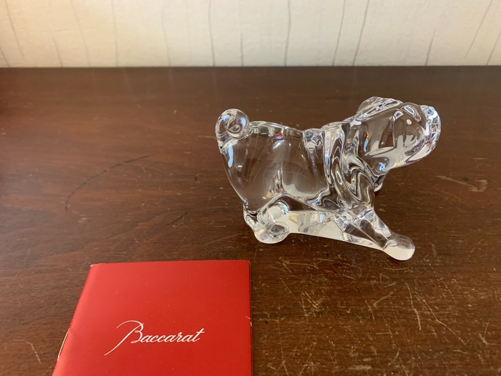 Baccarat Crystal Pug Dog