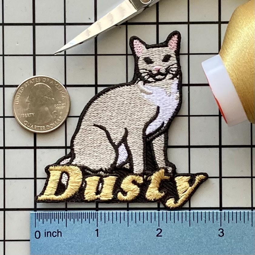 Burmilla Cat Patch Personalized Custom Iron-on Badge