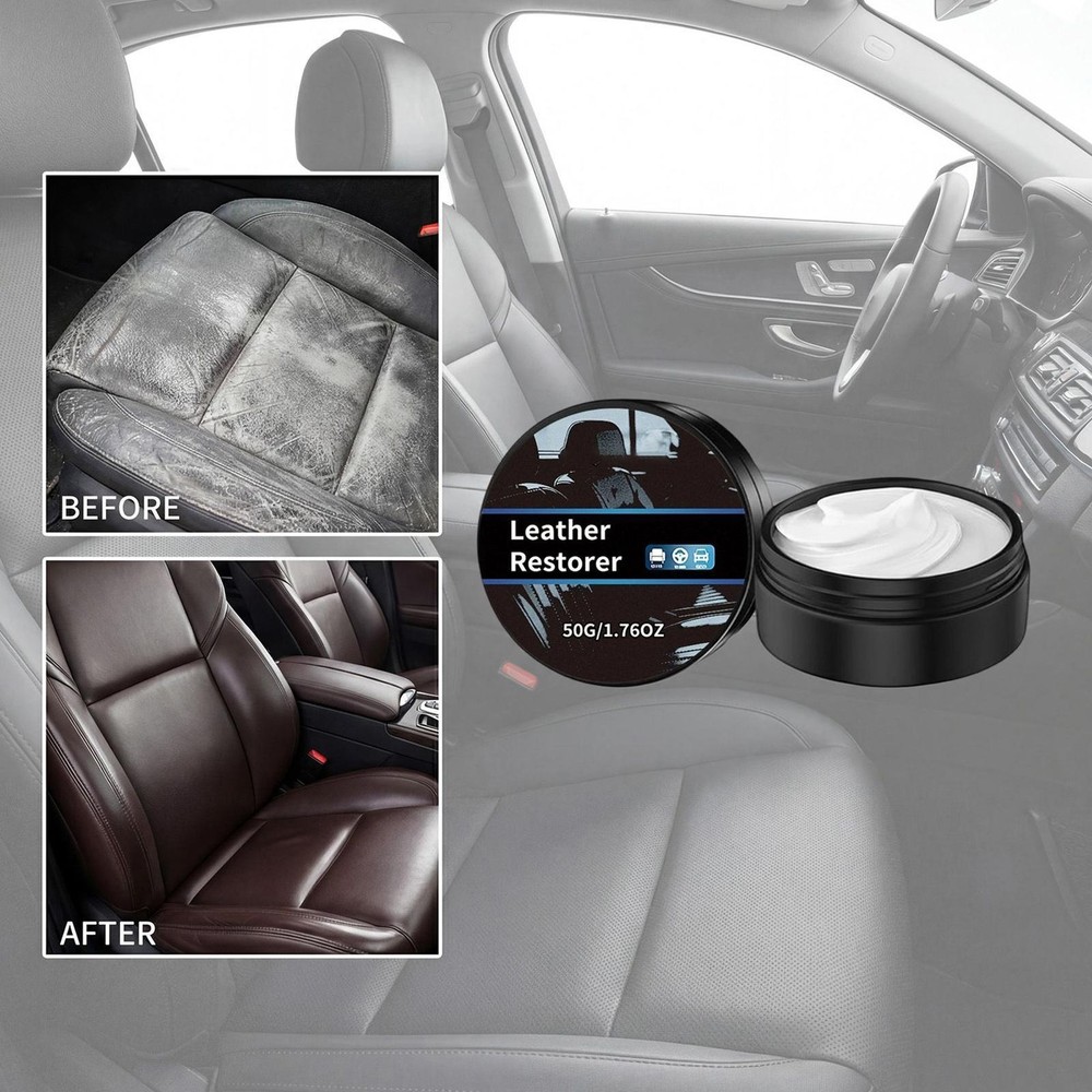 Leather Conditioner Cream 50g Car Interior Conditioning Paste Leather