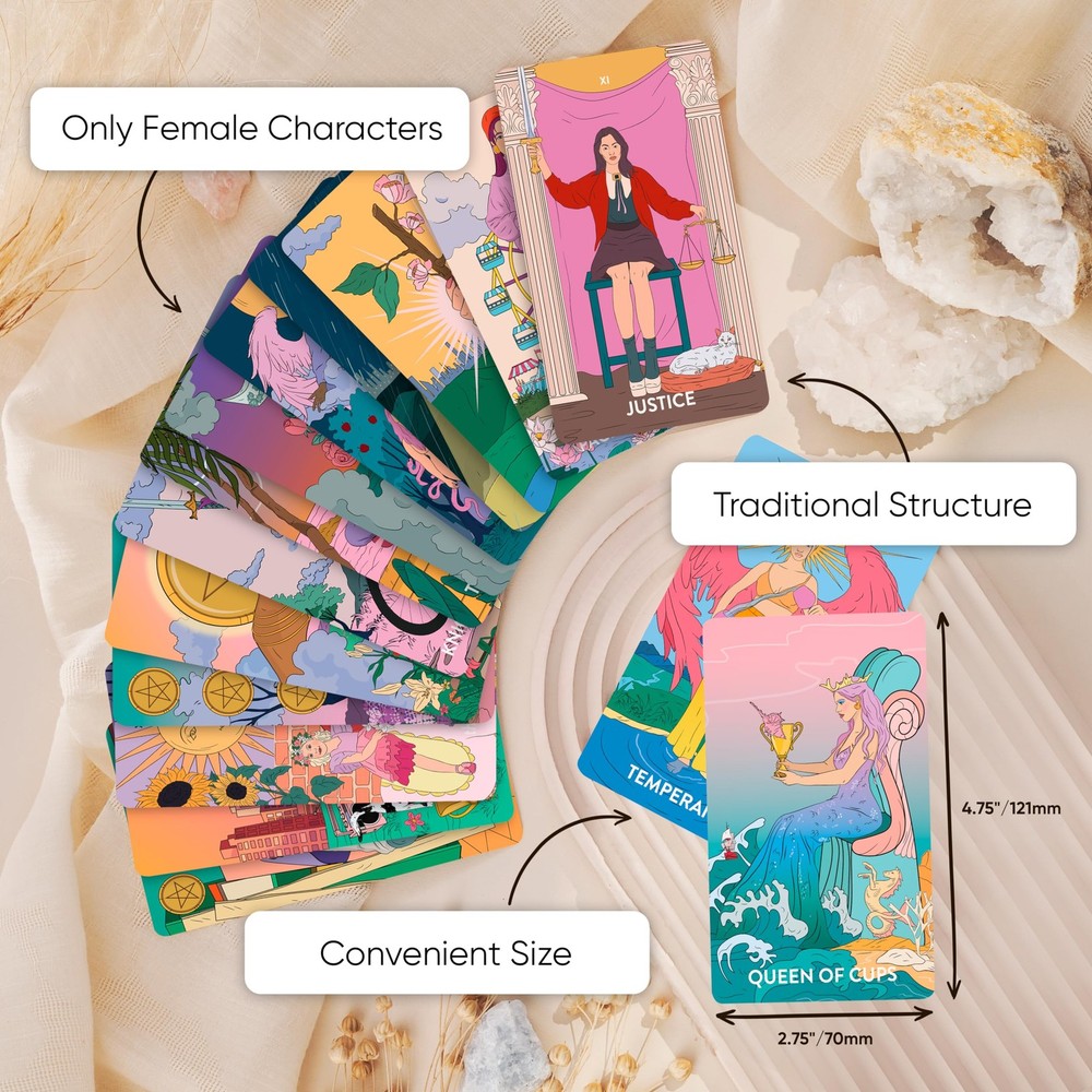 Wyspell Feminine Tarot Card Deck