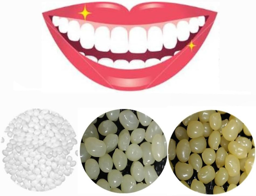 3 Colors Temporary Moldable False Teeth Repair Replacement Thermal Fitting Beads