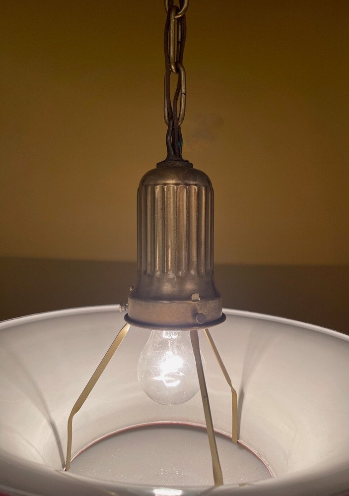Vintage Lighting circa 1950 RED Duplexalite