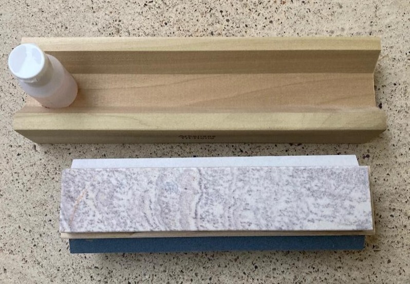 Tri 8 Arkansas Knife Sharpening Stone Kit