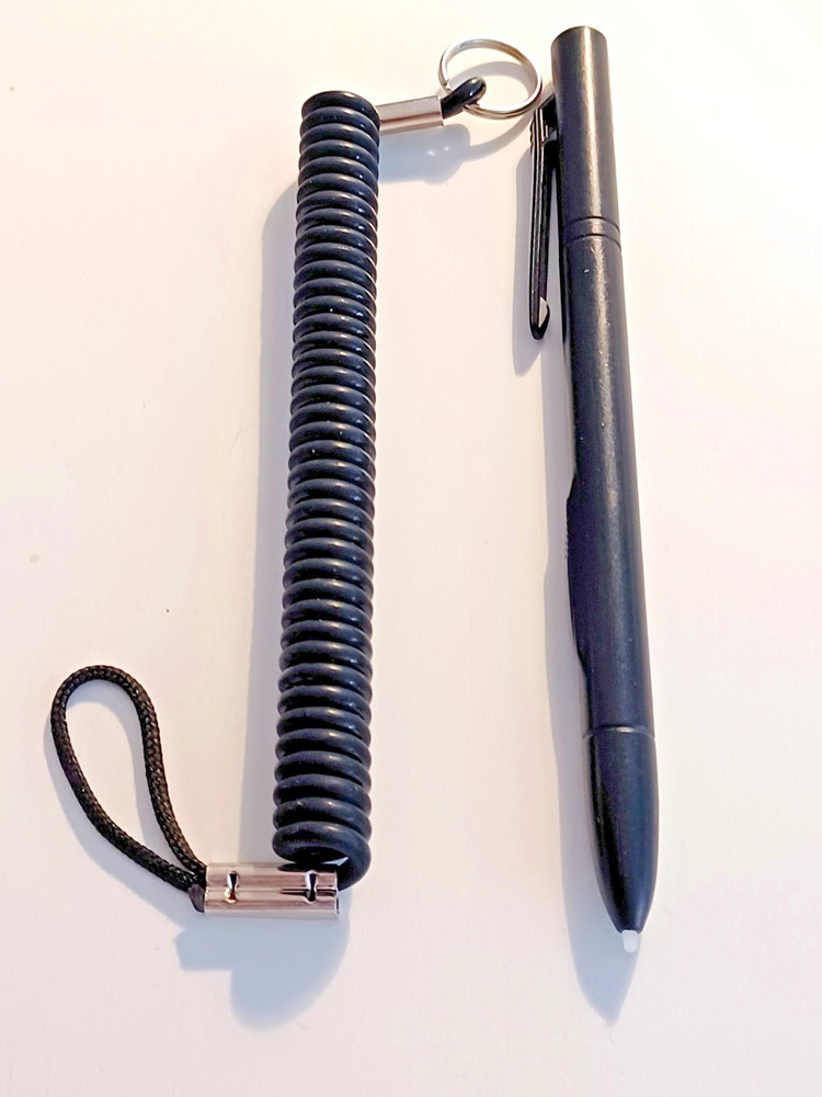 Stylus and Coil Strap for Handheld Rugged Computers