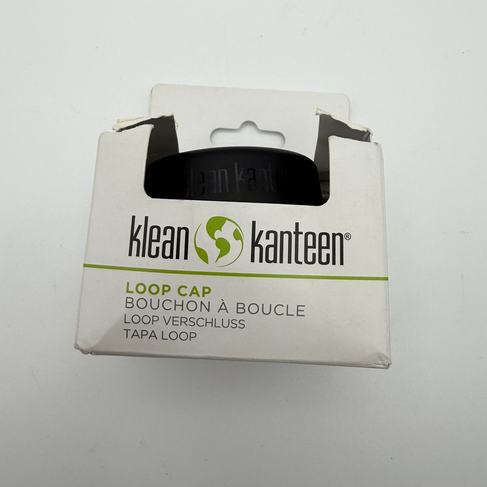 Klean Kanteen Classic Loop Cap Black Bottle Lid Replacement New In Box