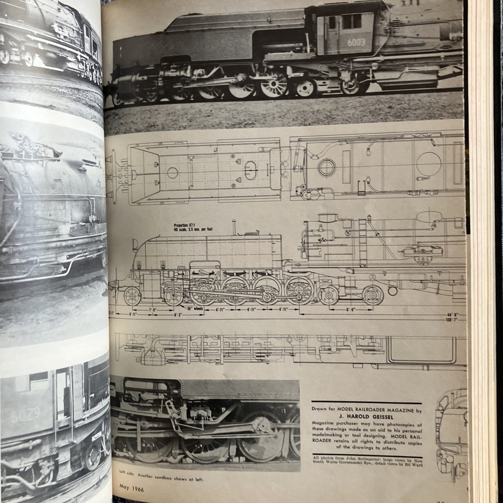 Model Railroader Vol.33-Bound Volume 1966–12 Issues