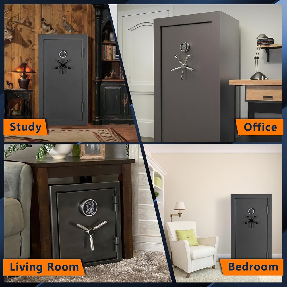 Gun Safe Lock with Programmable Electronic Keypad, Password Electromagnetic Lock