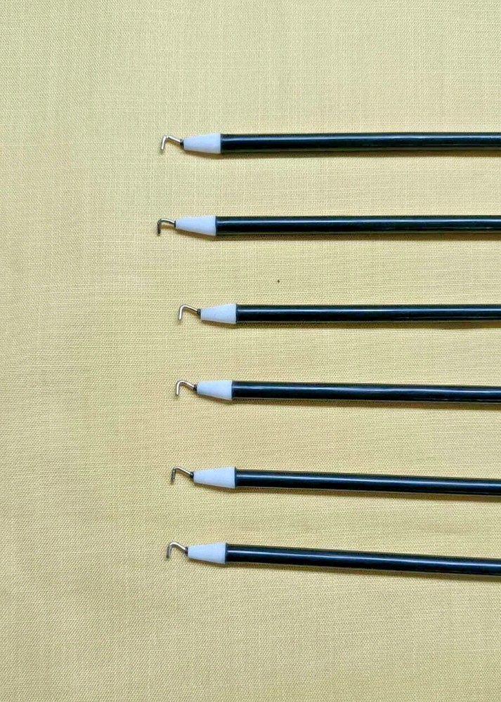 6pc Laparoscopic Monopolar L-Hook 5mmx330mm Reusable Best Quality Instruments