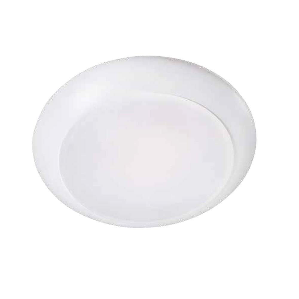 Topaz Lighting 4" LED Surface Mount Disk Light, 3000k (White Glow), White
