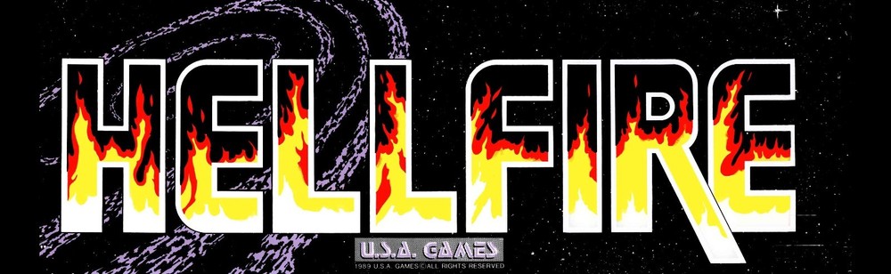 Hellfire Arcade Marquee 26" x 8"