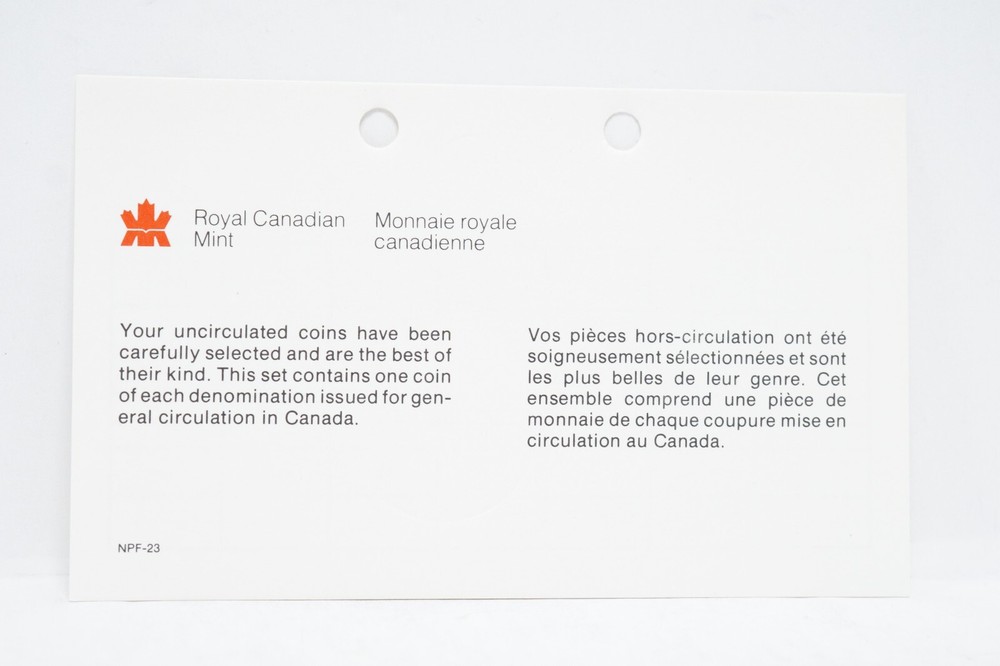 1983 Canadian Coin Set (otb132)