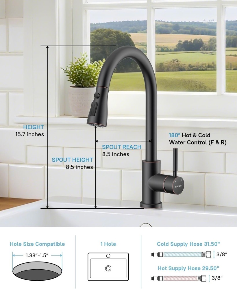 Multi-Function Oil Rubbed Bronze Sprayer