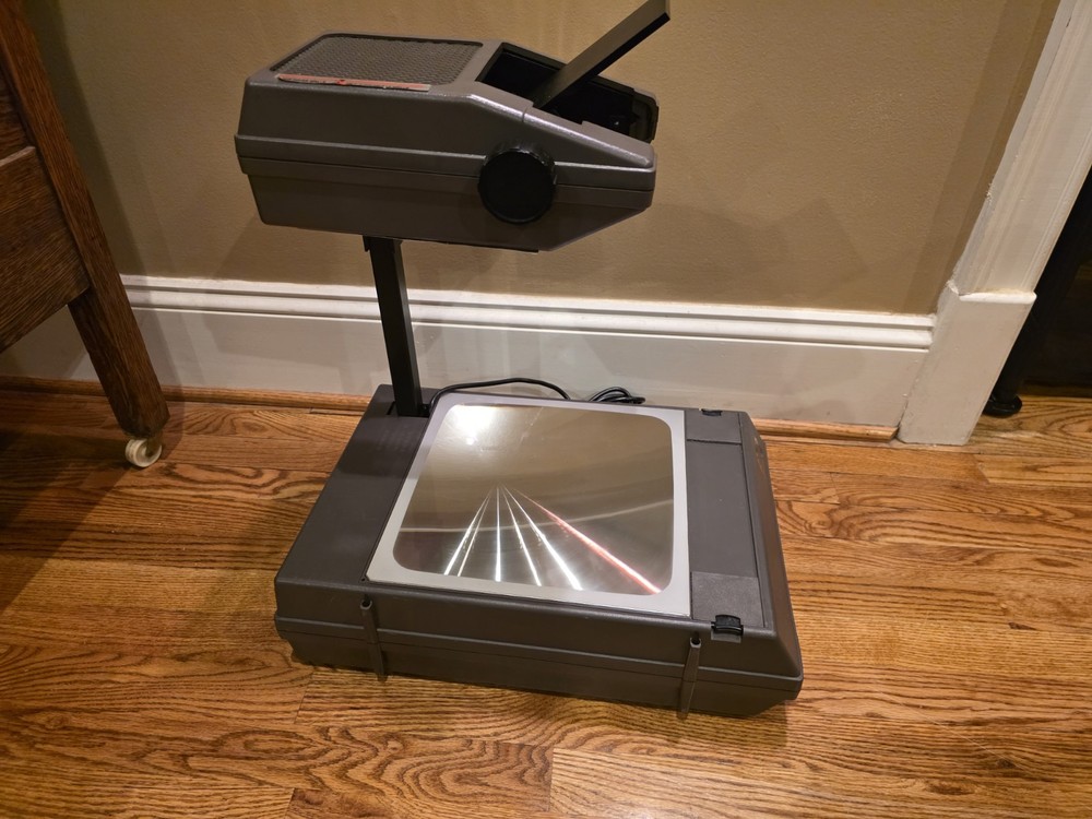 3M 2000 Overhead Projector Model 2000 AG – Tested & Working – 250W Lamp