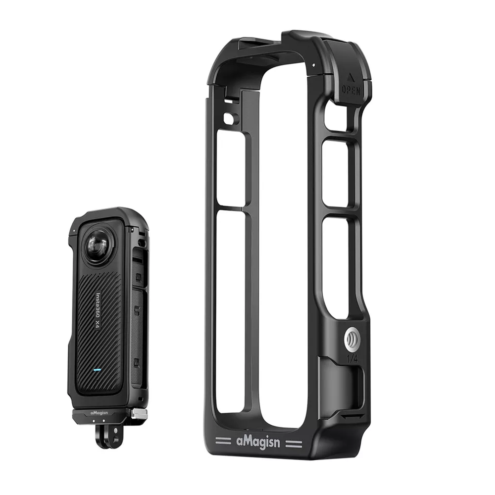 Quick Release Plastic Frame Cage for Insta360 X4 Protective