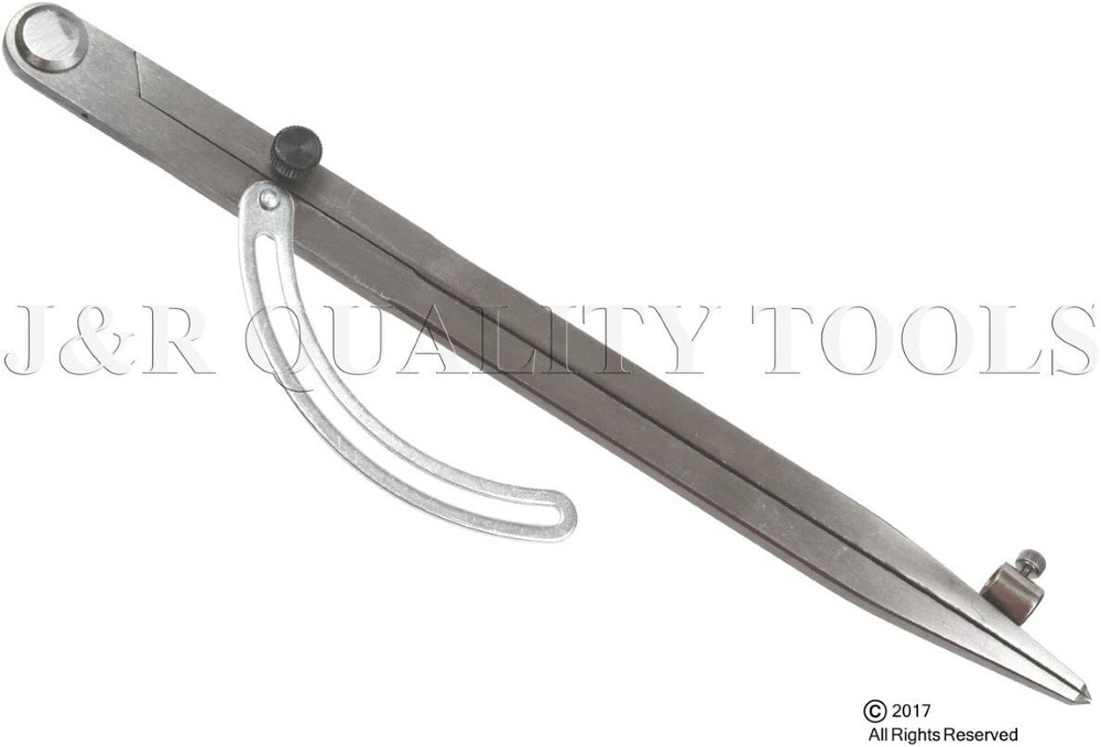LARGE PENCIL MARKING COMPASS CIRCLE MAKER SCRIBER MARKING WING DIVIDER