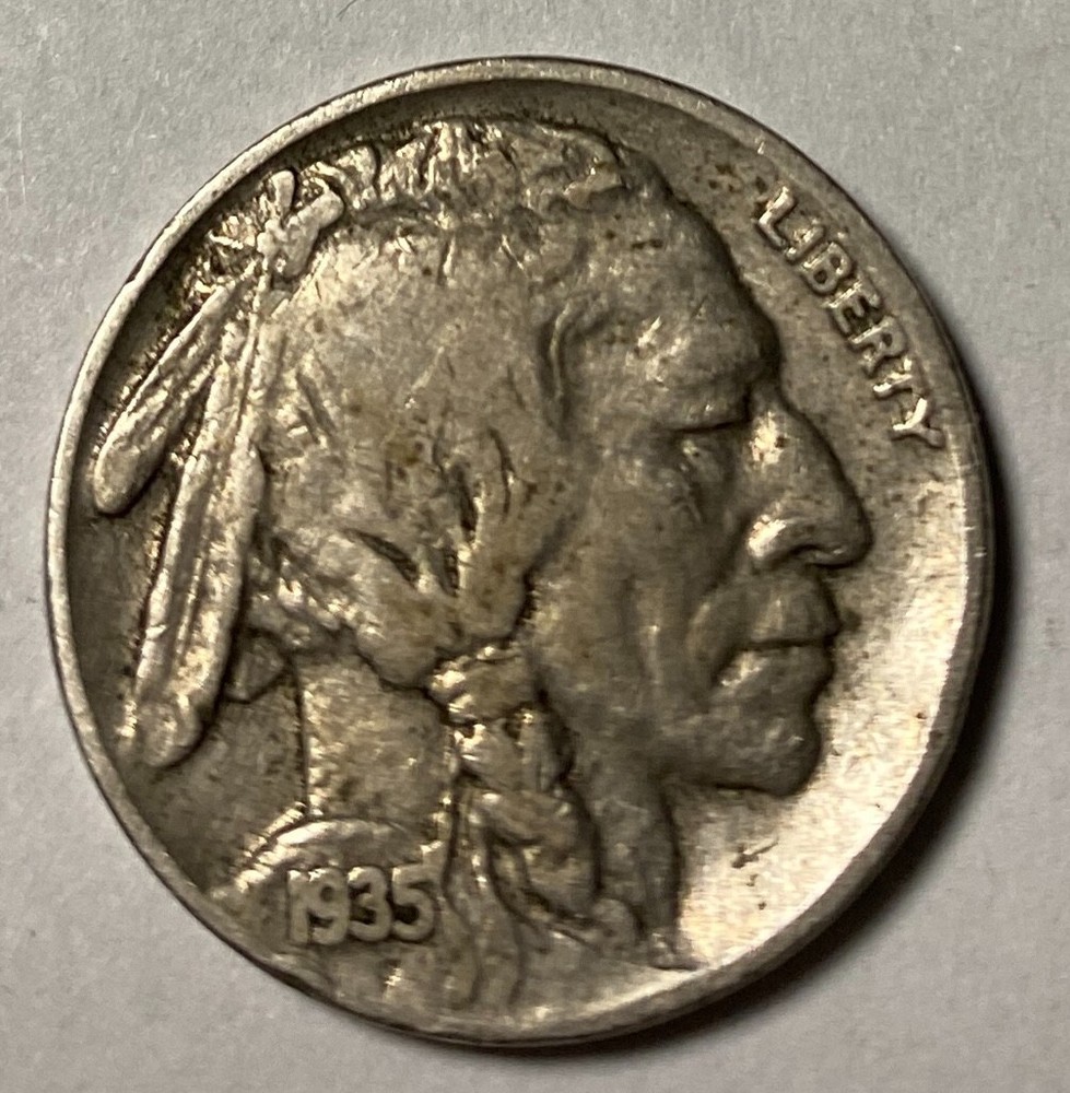 1935 P Indian Head Buffalo Nickel