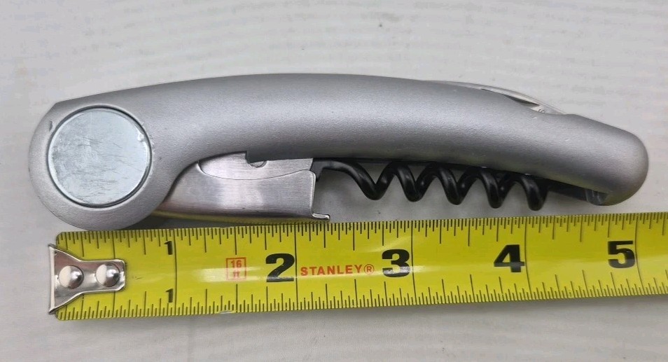 4X Corkscrew Wine Bottle Opener Refrigerator magnet Used