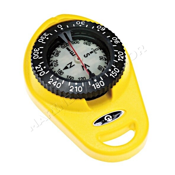ORION hand compass in yellow