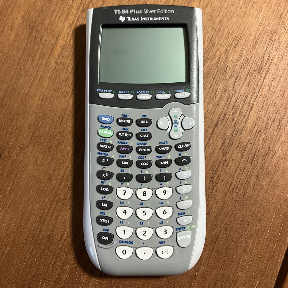 Texas Instruments Calculator TI-84 Plus Silver Edition Graphing Scientific