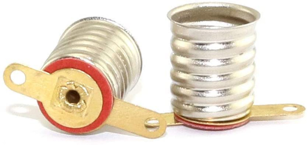 10Pcs E10 Mini LED Bulb Socket Student Physics Experiment Screw Base Small Bulbs