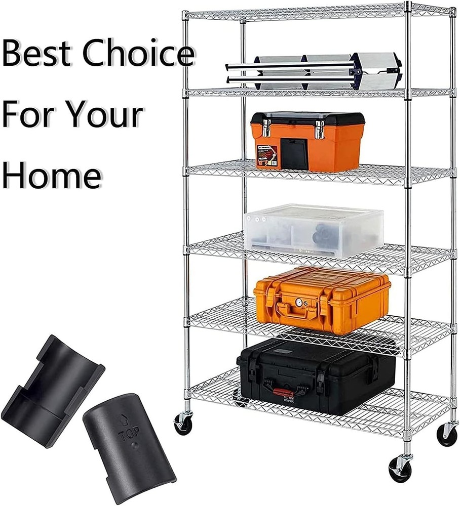 50-Pack 1" Wire Shelf Clip Replacement Set