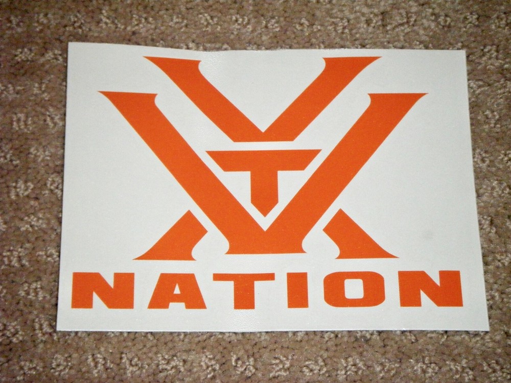 Orange Vortex Nation Decal
