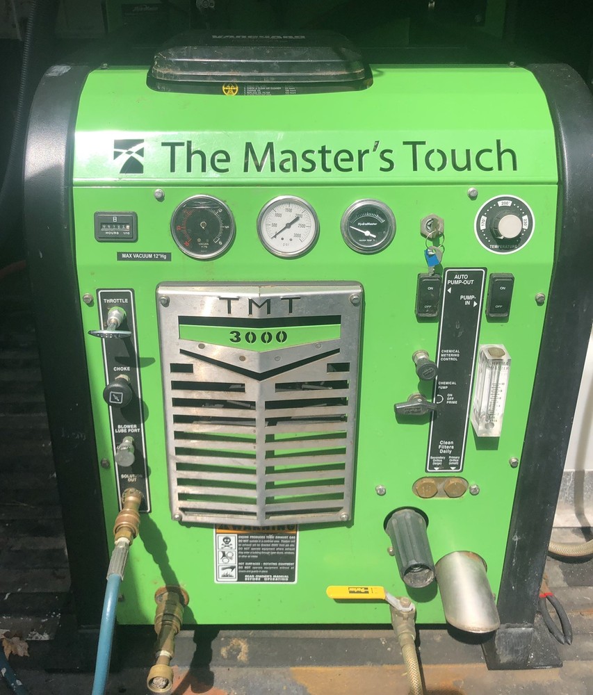 Carpet cleaning van with hydromaster 318